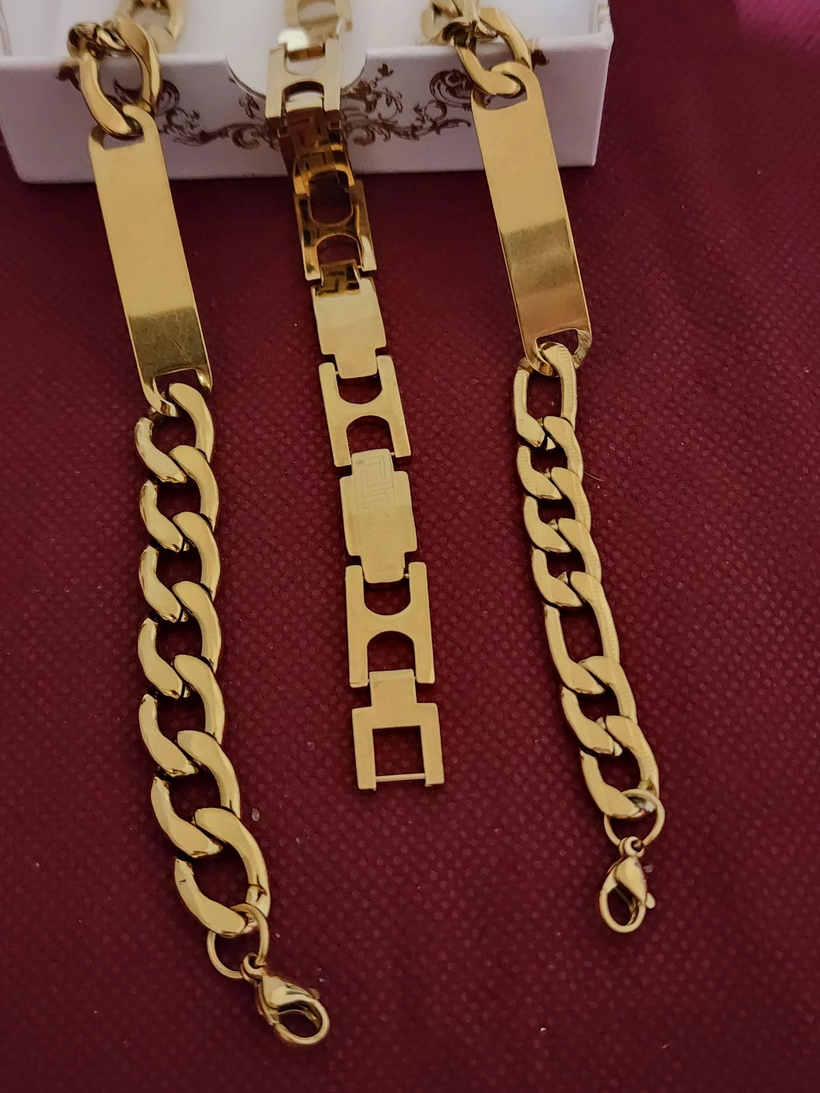 Lot of 3 stainless steel bracelets – photo 3